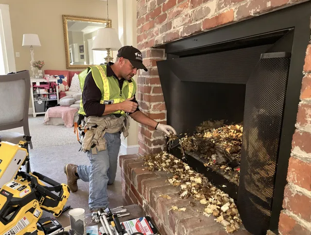 Safe screening installation by Maple Heights Chimney Sweep in Maple Heights, OH