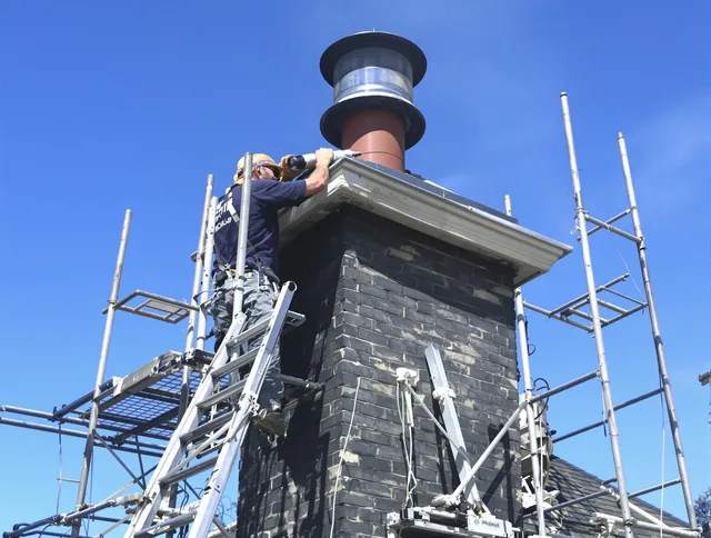 Sturdy chimney crown finished by Maple Heights Chimney Sweep in Maple Heights, OH