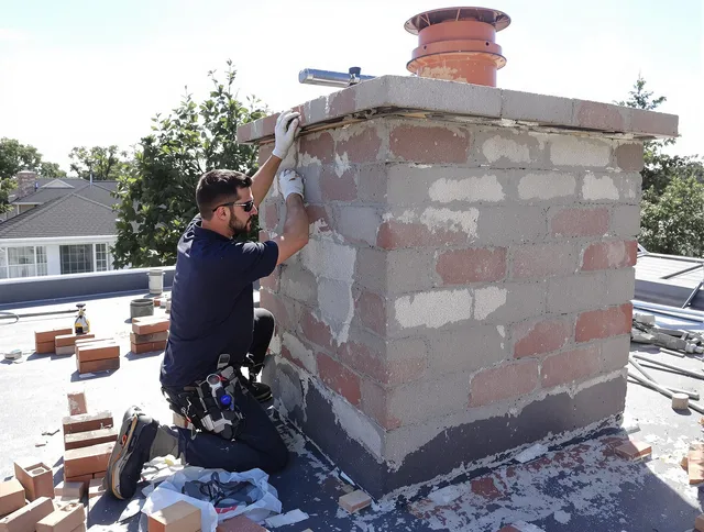 Advanced chimney repair process by Maple Heights Chimney Sweep in Maple Heights, OH