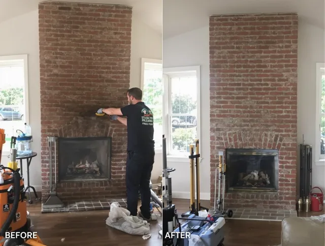 Finished chimney sweeping service by Maple Heights Chimney Sweep in Maple Heights, OH