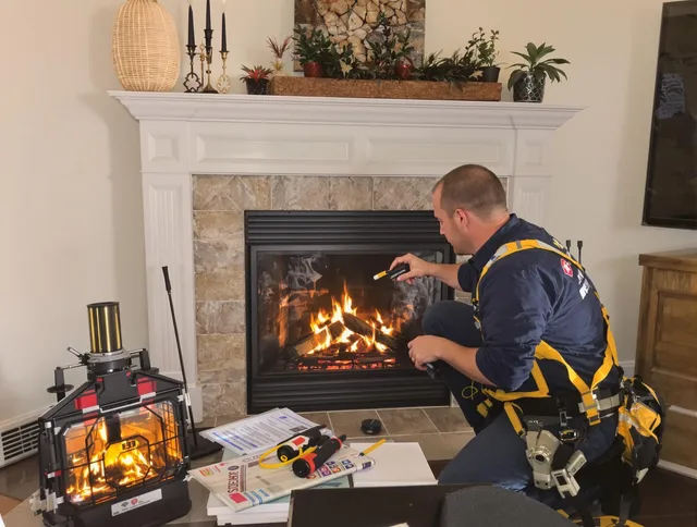 Safety-focused fireplace inspection by Maple Heights Chimney Sweep in Maple Heights, OH